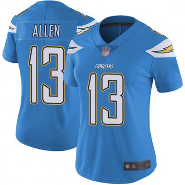 Los Angeles Chargers NFL Football Keenan Allen Electric Blue Jersey Women Limited 13 Alternate Vapor Untouchable